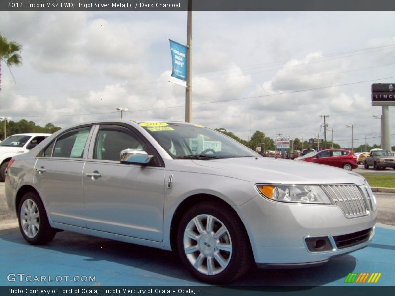 Ingot Silver Metallic / Dark Charcoal 2012 Lincoln MKZ FWD