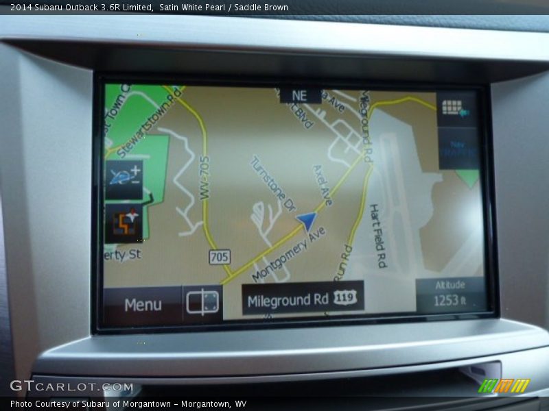 Satin White Pearl / Saddle Brown 2014 Subaru Outback 3.6R Limited