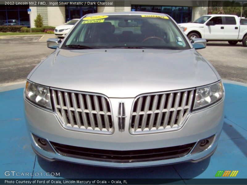 Ingot Silver Metallic / Dark Charcoal 2012 Lincoln MKZ FWD