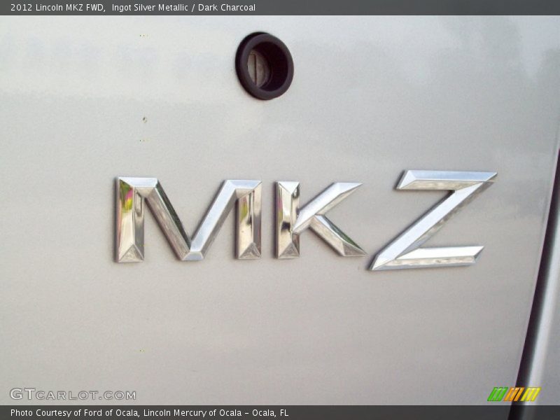 Ingot Silver Metallic / Dark Charcoal 2012 Lincoln MKZ FWD