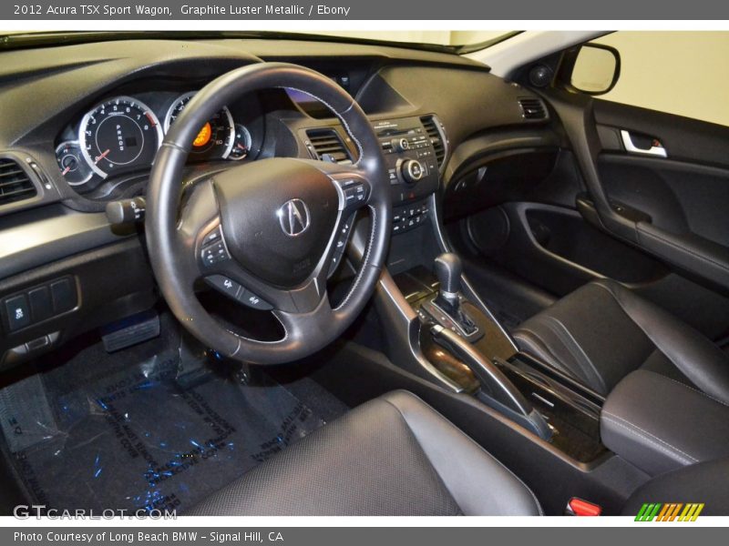Graphite Luster Metallic / Ebony 2012 Acura TSX Sport Wagon