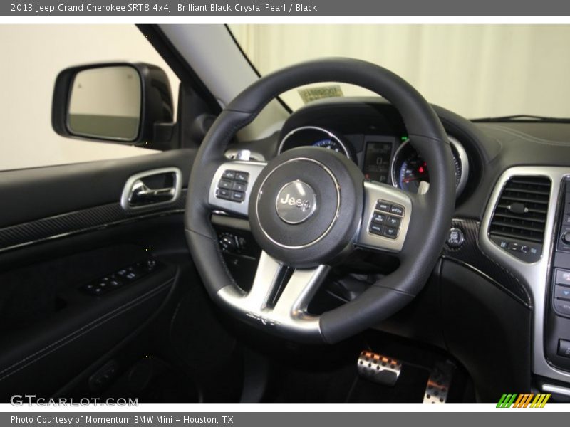 Brilliant Black Crystal Pearl / Black 2013 Jeep Grand Cherokee SRT8 4x4