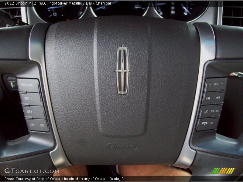 Ingot Silver Metallic / Dark Charcoal 2012 Lincoln MKZ FWD