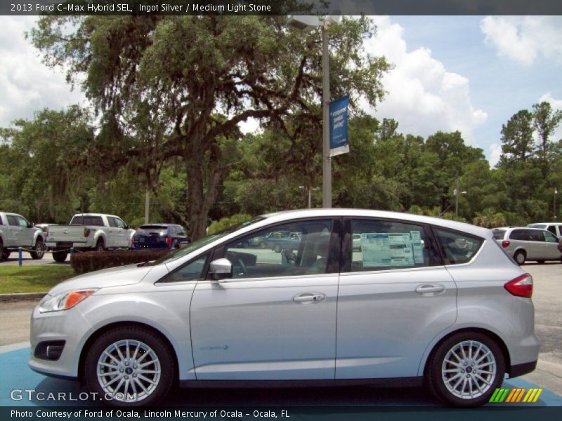 Ingot Silver / Medium Light Stone 2013 Ford C-Max Hybrid SEL