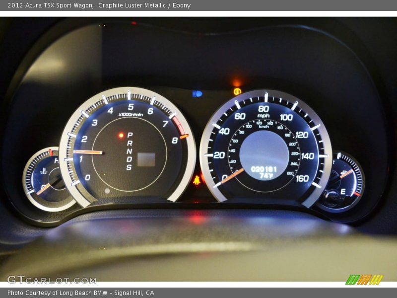 Graphite Luster Metallic / Ebony 2012 Acura TSX Sport Wagon