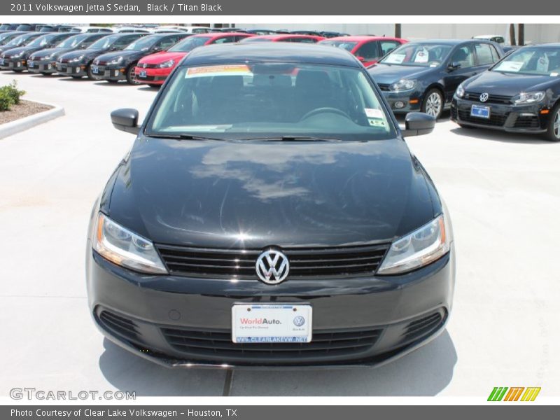 Black / Titan Black 2011 Volkswagen Jetta S Sedan
