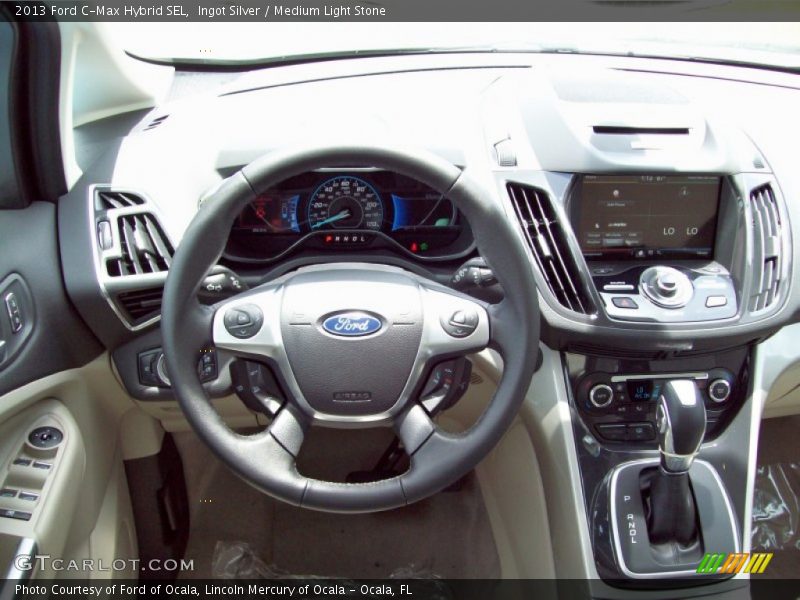 Ingot Silver / Medium Light Stone 2013 Ford C-Max Hybrid SEL