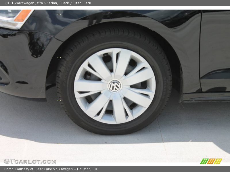 Black / Titan Black 2011 Volkswagen Jetta S Sedan