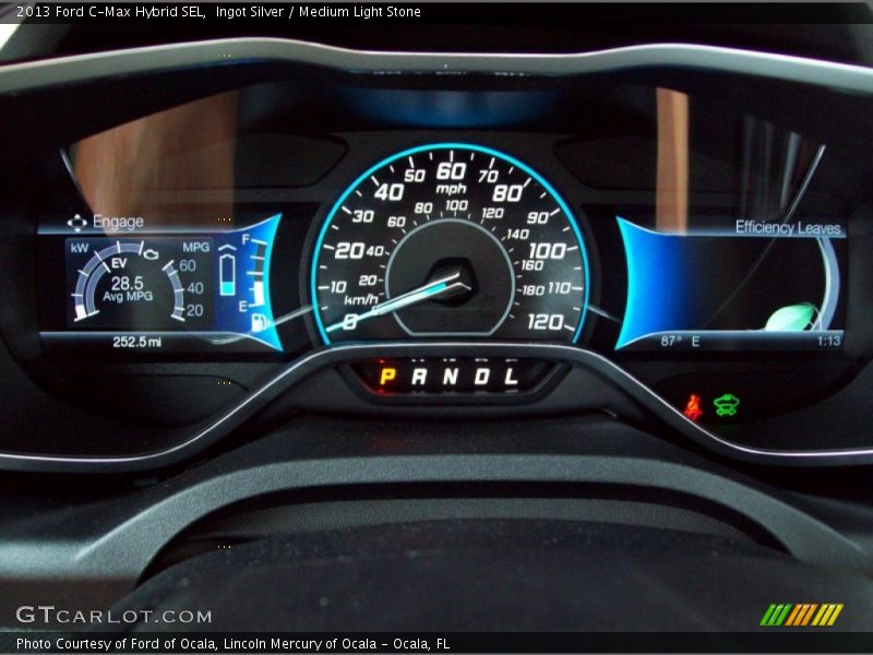 Ingot Silver / Medium Light Stone 2013 Ford C-Max Hybrid SEL