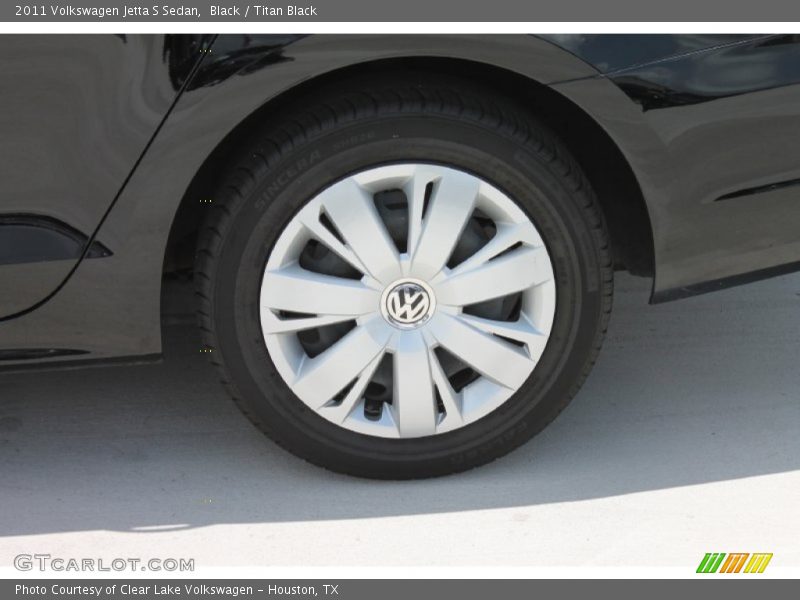 Black / Titan Black 2011 Volkswagen Jetta S Sedan