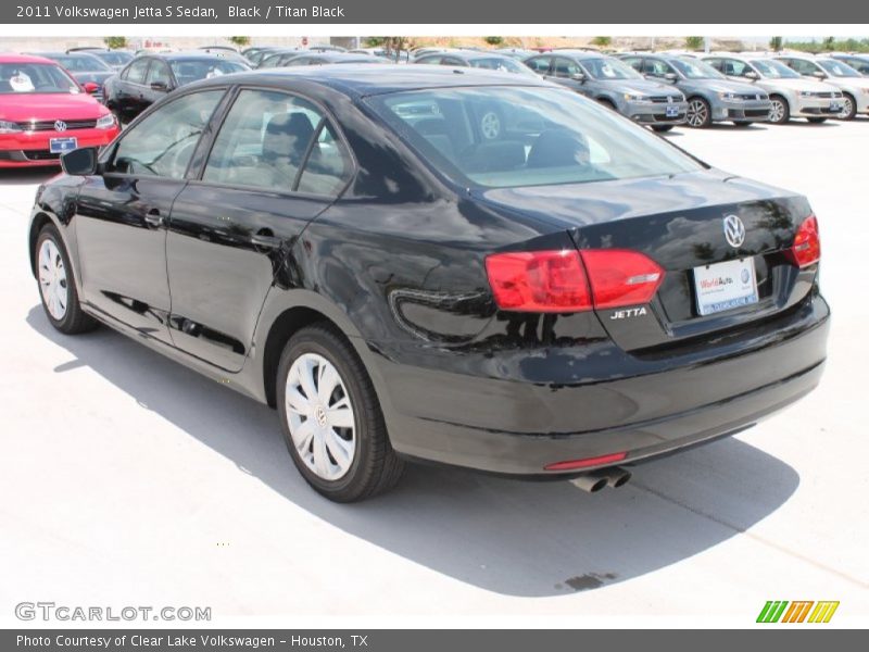 Black / Titan Black 2011 Volkswagen Jetta S Sedan