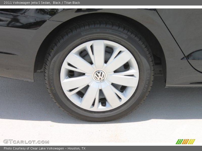 Black / Titan Black 2011 Volkswagen Jetta S Sedan