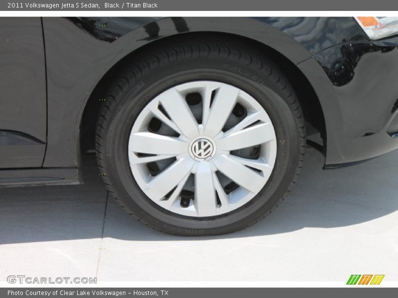 Black / Titan Black 2011 Volkswagen Jetta S Sedan