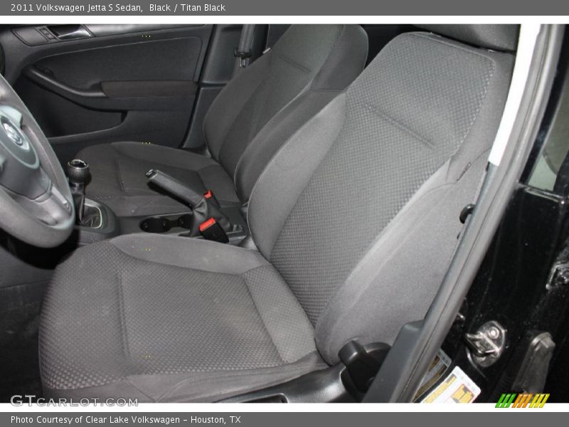 Black / Titan Black 2011 Volkswagen Jetta S Sedan