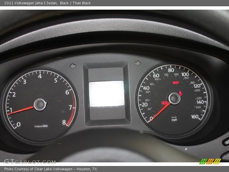 Black / Titan Black 2011 Volkswagen Jetta S Sedan