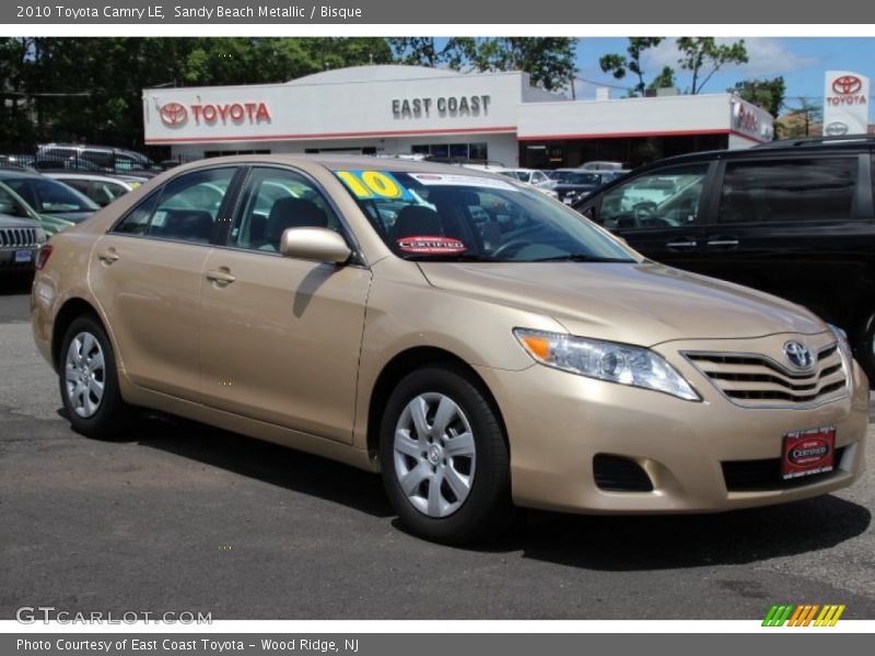 Sandy Beach Metallic / Bisque 2010 Toyota Camry LE