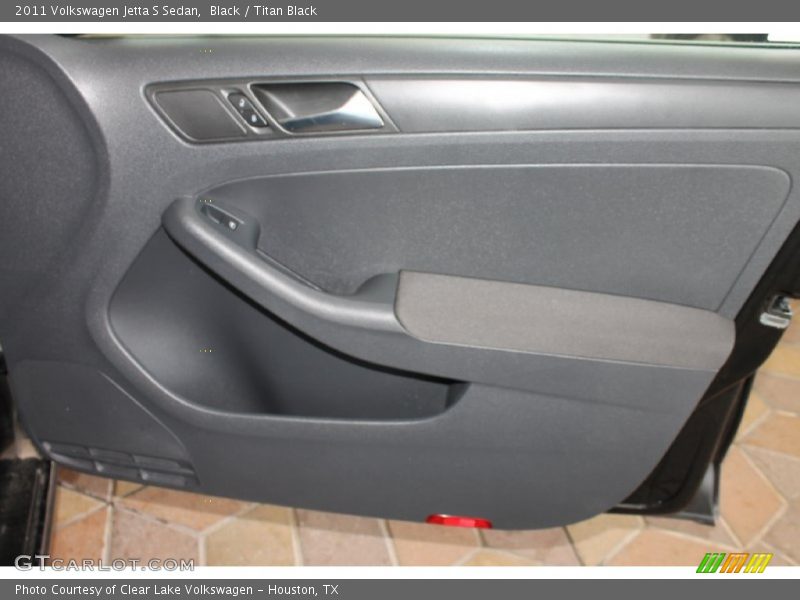 Black / Titan Black 2011 Volkswagen Jetta S Sedan