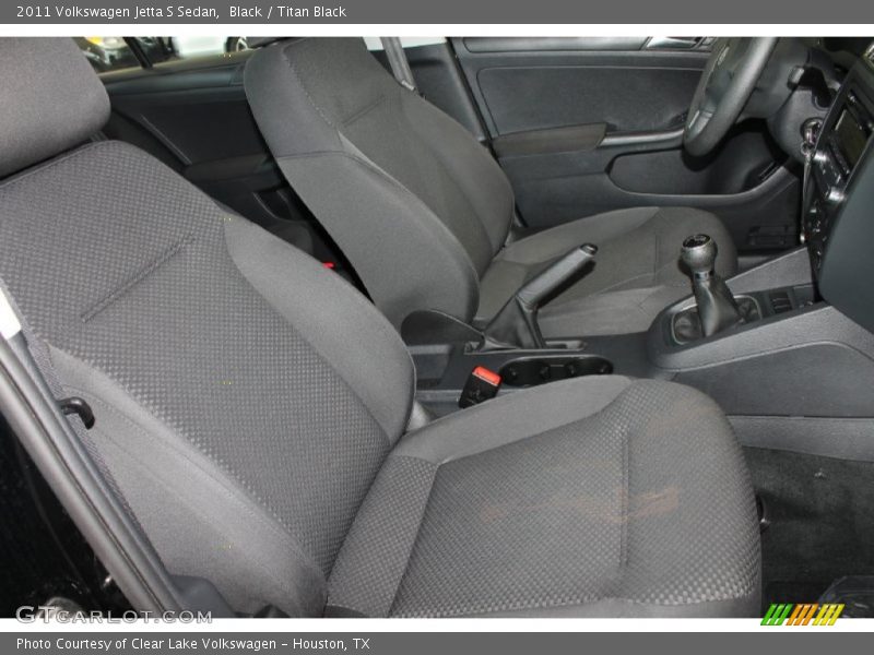 Black / Titan Black 2011 Volkswagen Jetta S Sedan