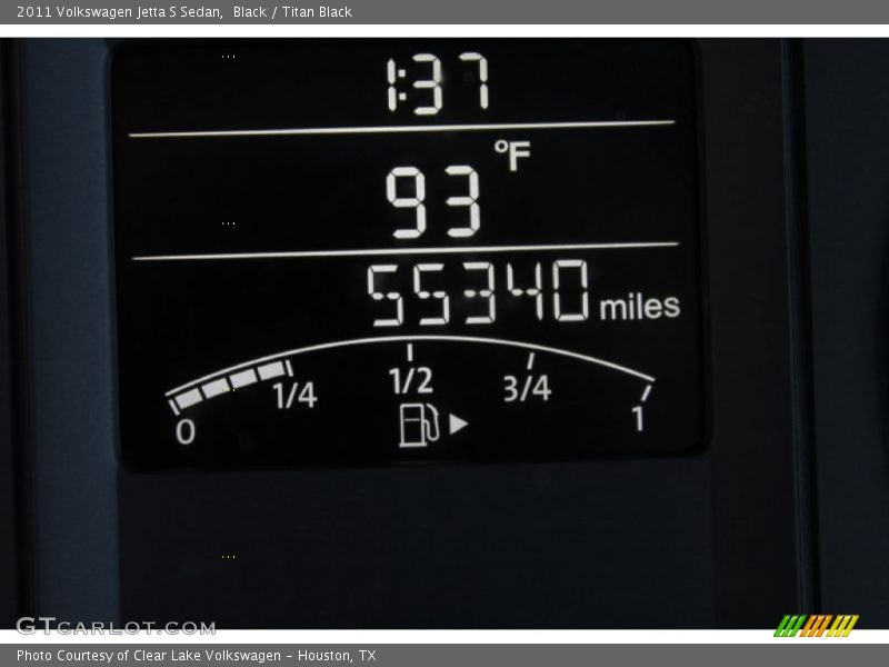 Black / Titan Black 2011 Volkswagen Jetta S Sedan