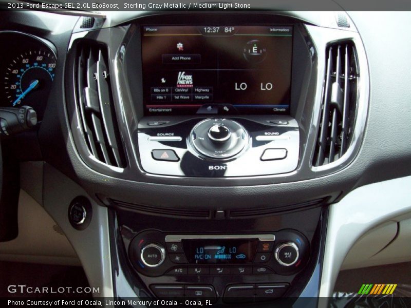 Sterling Gray Metallic / Medium Light Stone 2013 Ford Escape SEL 2.0L EcoBoost