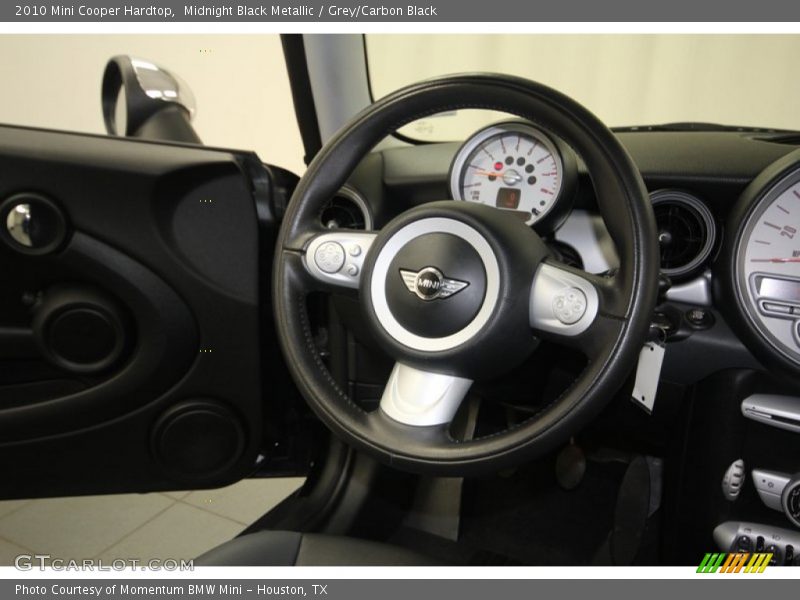 Midnight Black Metallic / Grey/Carbon Black 2010 Mini Cooper Hardtop