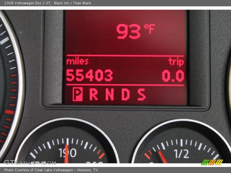 Black Uni / Titan Black 2008 Volkswagen Eos 2.0T