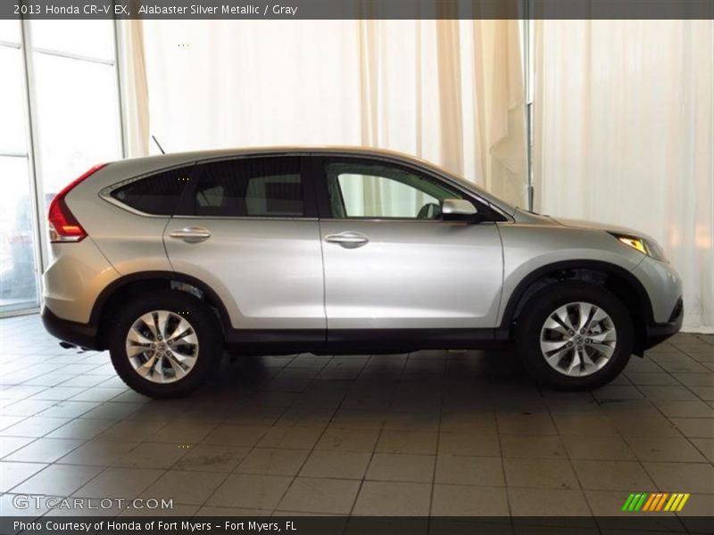 Alabaster Silver Metallic / Gray 2013 Honda CR-V EX