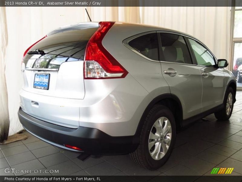 Alabaster Silver Metallic / Gray 2013 Honda CR-V EX