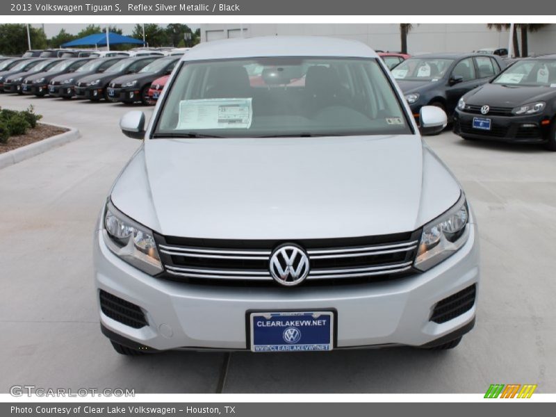 Reflex Silver Metallic / Black 2013 Volkswagen Tiguan S
