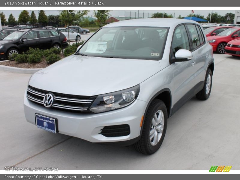 Reflex Silver Metallic / Black 2013 Volkswagen Tiguan S