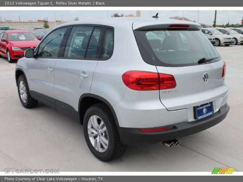 Reflex Silver Metallic / Black 2013 Volkswagen Tiguan S