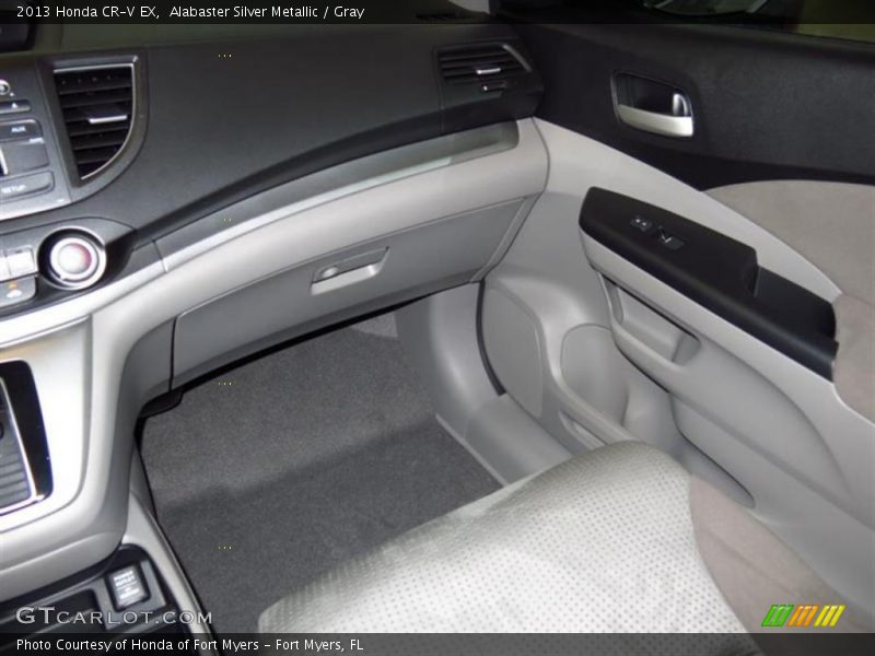 Alabaster Silver Metallic / Gray 2013 Honda CR-V EX