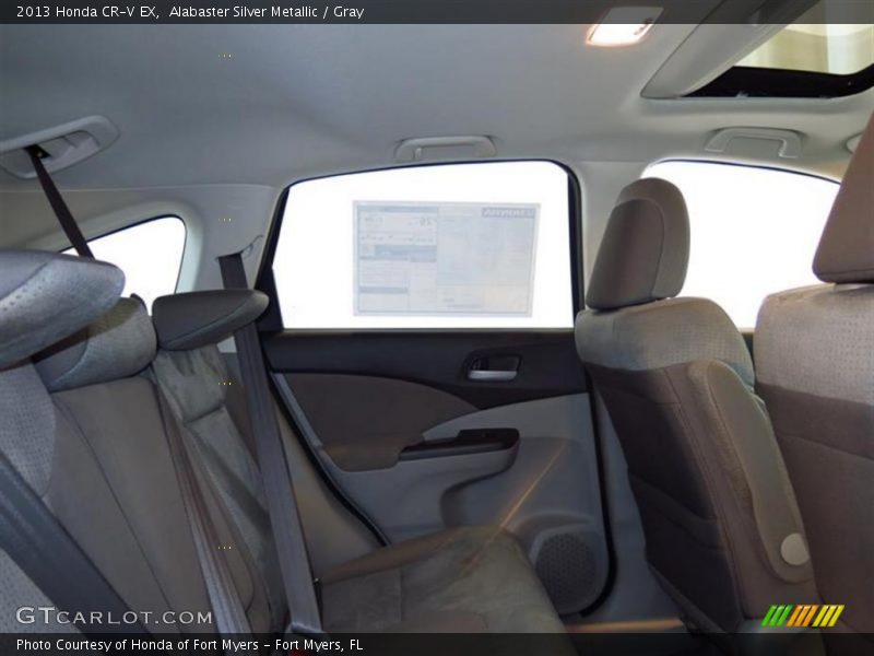 Alabaster Silver Metallic / Gray 2013 Honda CR-V EX