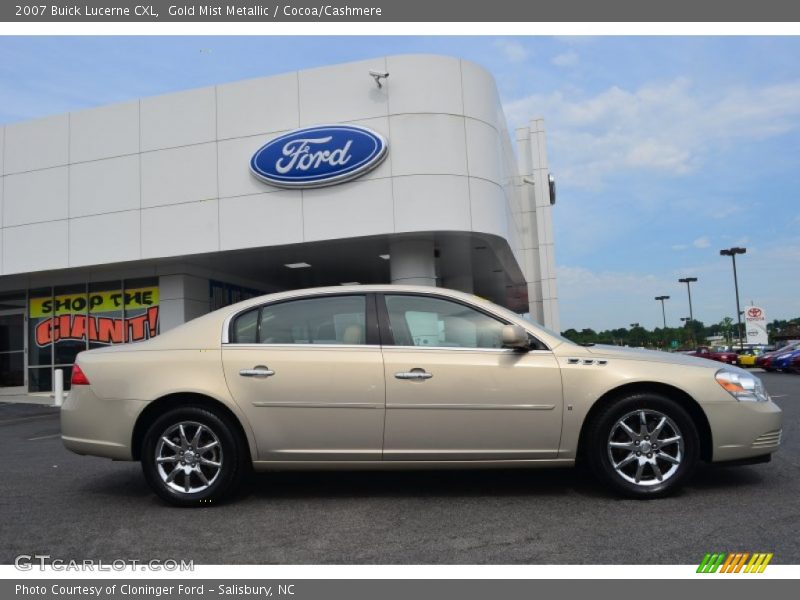 Gold Mist Metallic / Cocoa/Cashmere 2007 Buick Lucerne CXL