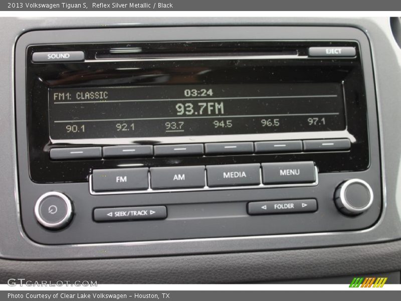 Reflex Silver Metallic / Black 2013 Volkswagen Tiguan S