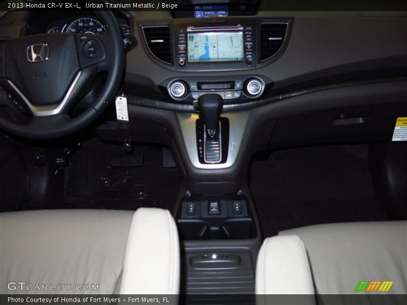 Urban Titanium Metallic / Beige 2013 Honda CR-V EX-L