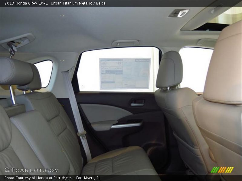 Urban Titanium Metallic / Beige 2013 Honda CR-V EX-L