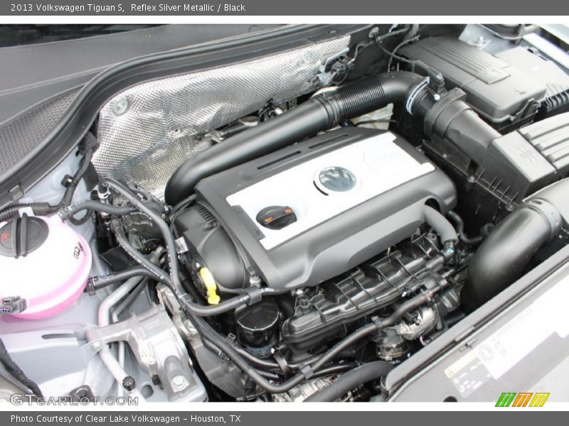 Reflex Silver Metallic / Black 2013 Volkswagen Tiguan S