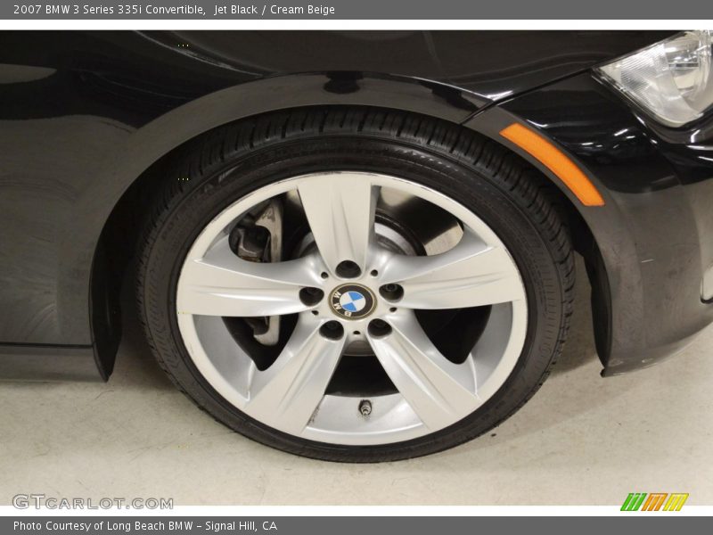 Jet Black / Cream Beige 2007 BMW 3 Series 335i Convertible