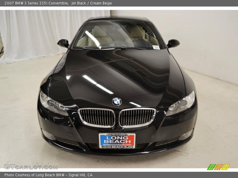 Jet Black / Cream Beige 2007 BMW 3 Series 335i Convertible
