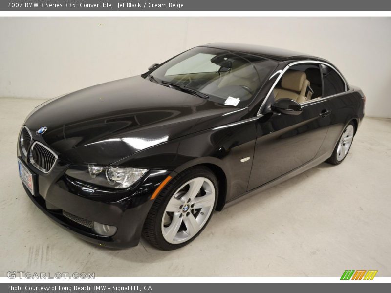 Jet Black / Cream Beige 2007 BMW 3 Series 335i Convertible