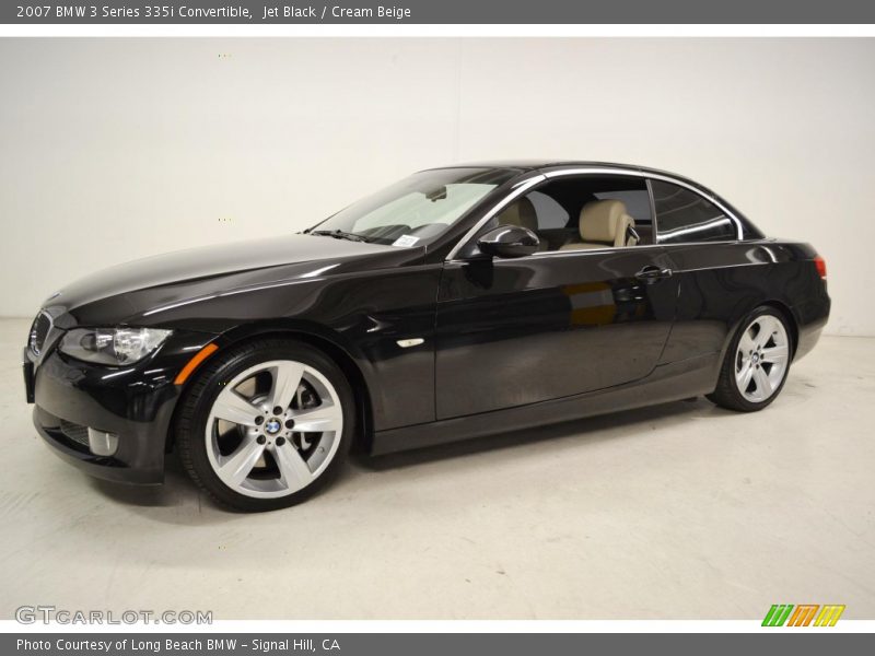 Jet Black / Cream Beige 2007 BMW 3 Series 335i Convertible