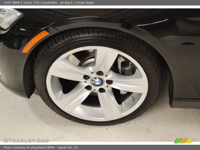 Jet Black / Cream Beige 2007 BMW 3 Series 335i Convertible