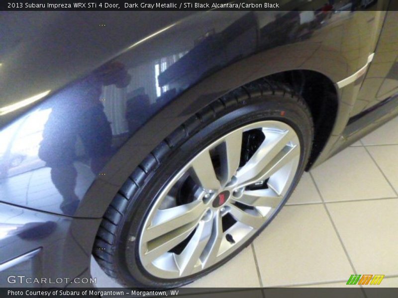 Dark Gray Metallic / STi Black Alcantara/Carbon Black 2013 Subaru Impreza WRX STi 4 Door