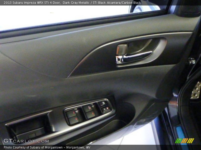 Dark Gray Metallic / STi Black Alcantara/Carbon Black 2013 Subaru Impreza WRX STi 4 Door