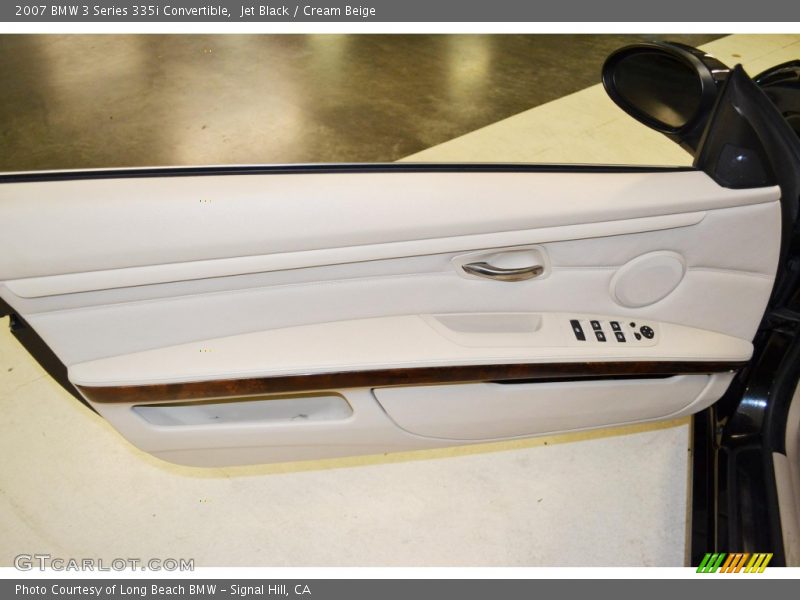 Jet Black / Cream Beige 2007 BMW 3 Series 335i Convertible