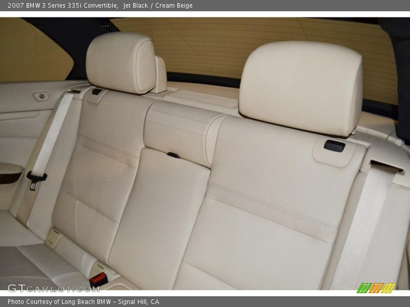 Jet Black / Cream Beige 2007 BMW 3 Series 335i Convertible