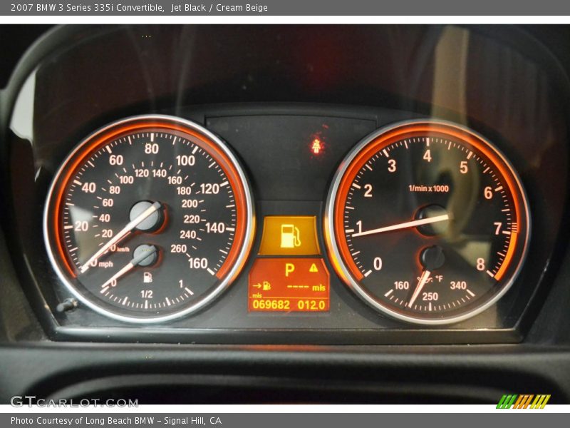 Jet Black / Cream Beige 2007 BMW 3 Series 335i Convertible