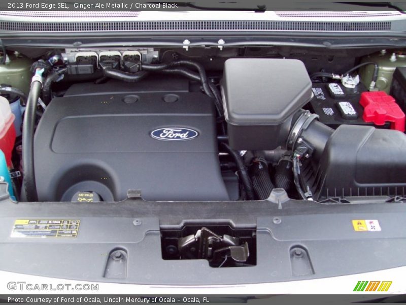 Ginger Ale Metallic / Charcoal Black 2013 Ford Edge SEL
