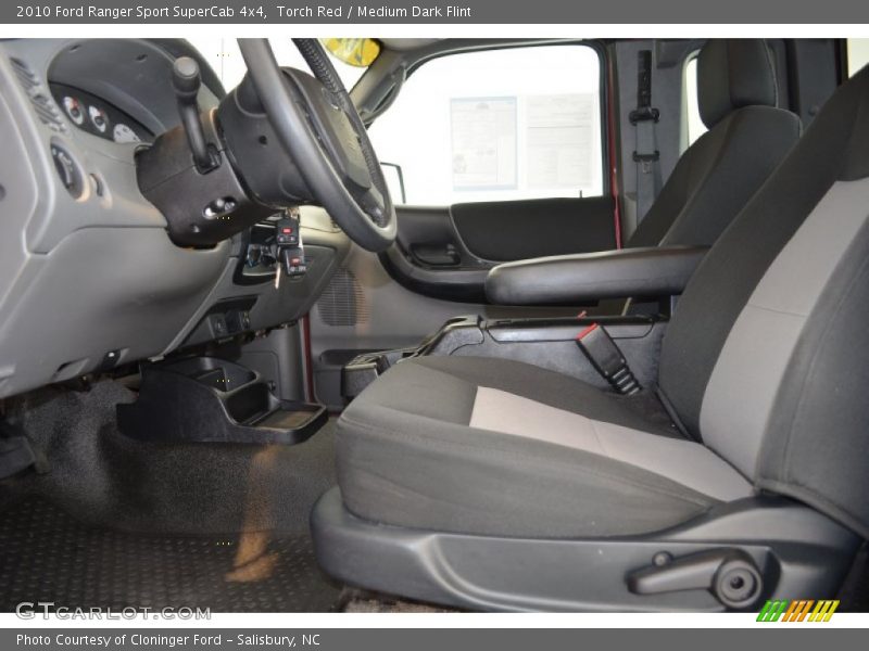 Torch Red / Medium Dark Flint 2010 Ford Ranger Sport SuperCab 4x4